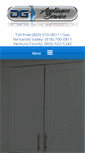 Mobile Screenshot of dgapplianceservice.com